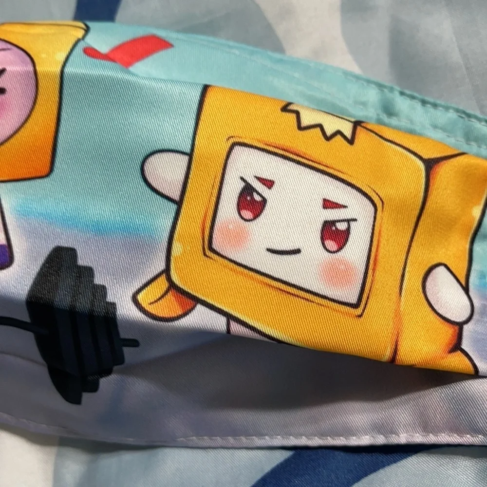 New Boxy cartoon face mask